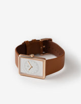 Brown square watches for men