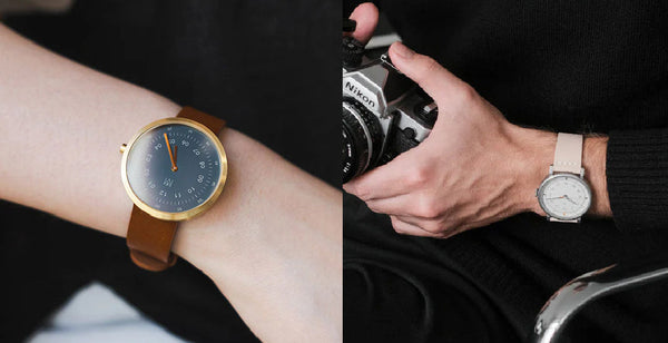 Leather strap watches