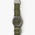 Olive mens field watch
