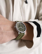 Olive mens field watch