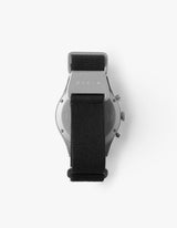 MUS SOLAR C-05 BLACK 40MM + BLACK PARACHUTE STRAP SET