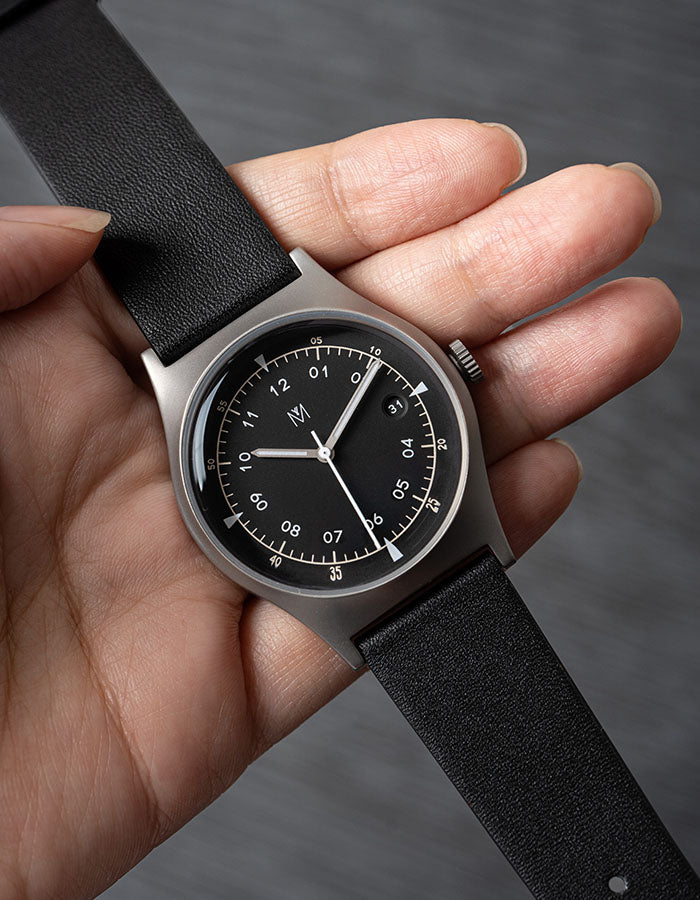 Black automatic watches for men