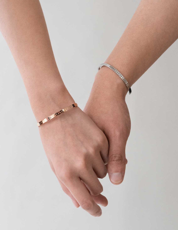 The Minute Cuff, Polished Rose Gold