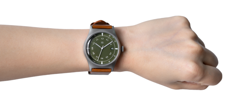 38mm - Leather strap