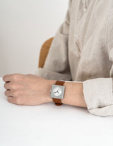 Brown square watches