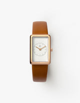 Brown square watches for women