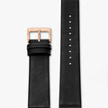 black leather watch bands
