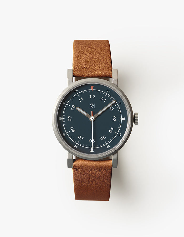 Brown minimalist womens watch